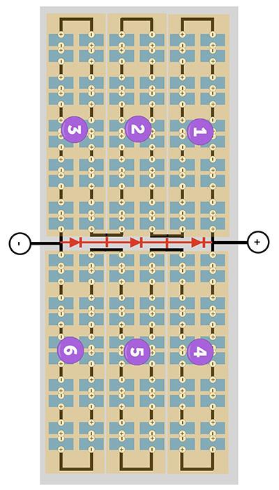 half cut panel wiring