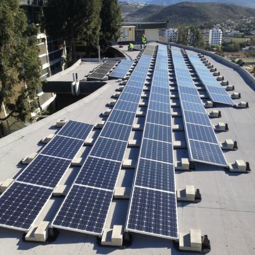 Ballasted Solar Mounting Structure 1