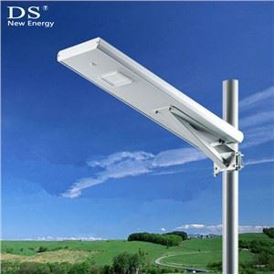 الذكية 80w ضوء الشارع LED الشمسية مع كل في تصميم واحد